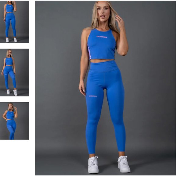 STAX Official Royal Blue Bra & Leggings Set - Picture 1 of 5